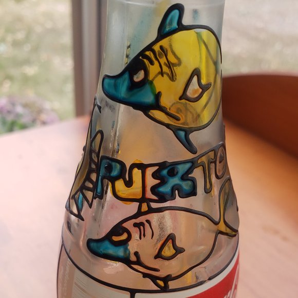 Stained Glass Coke Bottle Puerto Rico - Picture 3 of 5